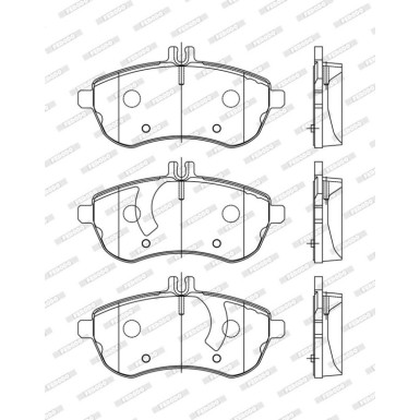 Ferodo | Bremsbelagsatz, Scheibenbremse | FDB1978