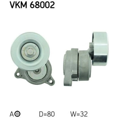 SKF | Spannrolle, Keilrippenriemen | VKM 68002
