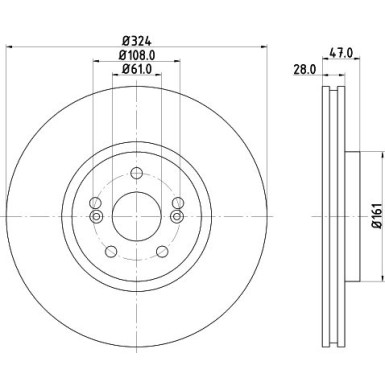 Hella | Bremsscheibe | 8DD 355 127-891