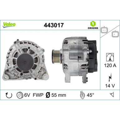 Valeo | Generator | 443017