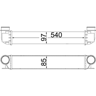 Mahle | Ladeluftkühler | CI 338 000S