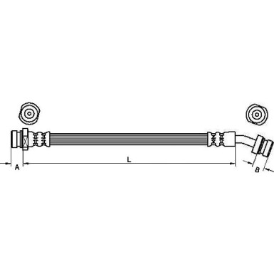 4110833 Bremsschlauch