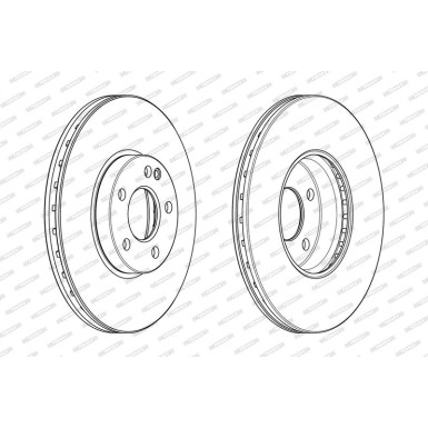 DDF2334C-1 Bremsscheibe PREMIER