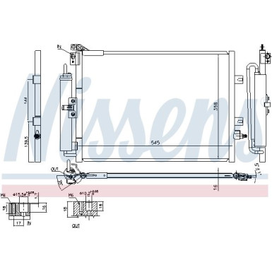 940142 Kondensator, Klimaanlage ** FIRST FIT **