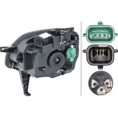 Hella | Hauptscheinwerfer | 1LD 011 561-041