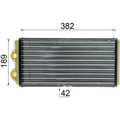 Mahle | Wärmetauscher, Innenraumheizung | AH 122 000P