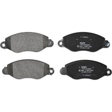 Delphi Bremsbelagsatz, Scheibenbremse LP1583