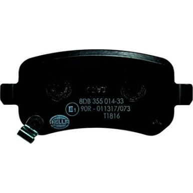 Hella Pagid | Bremsbelagsatz, Scheibenbremse | 8DB 355 014-331 Hella Pagid | Bremsbelagsatz, Scheibenbremse | 8DB 355 014-331