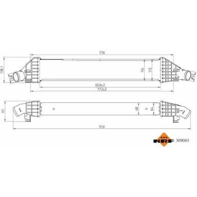 309083 Ladeluftkühler 309083 Ladeluftkühler