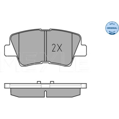 Meyle Bremsbelagsatz, Scheibenbremse MEYLE-ORIGINAL: True to OE 025 253 3715/W