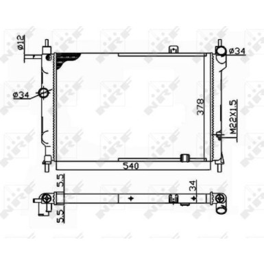 504647 Kühler, Motorkühlung