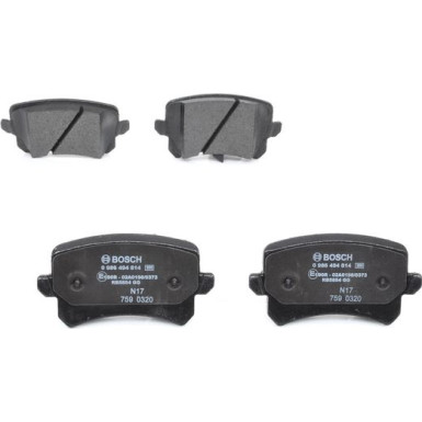 0 986 494 814 Bremsbelagsatz, Scheibenbremse