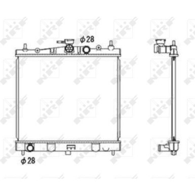 58187 Kühler, Motorkühlung EASY FIT 58187 Kühler, Motorkühlung EASY FIT