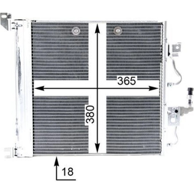 Mahle | Kondensator, Klimaanlage | AC 376 000P