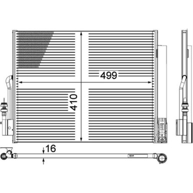 Mahle | Kondensator, Klimaanlage | AC 596 000P