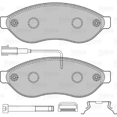 598891 Bremsbelagsatz, Scheibenbremse
