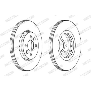 Ferodo | Bremsscheibe | DDF2350C