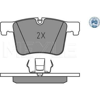 Meyle Bremsbelagsatz, Scheibenbremse MEYLE-PD: Advanced performance and design 025 251 9919/PD