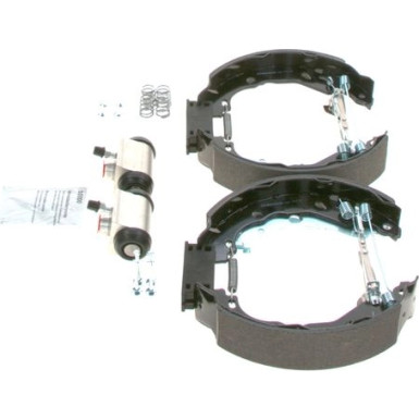 BOSCH 0 204 114 686 Bremsensatz, Trommelbremse für NISSAN MICRA, NOTE, SUNNY mit Radbremszylinder BOSCH 0 204 114 686 Bremsensatz, Trommelbremse für NISSAN MICRA, NOTE, SUNNY mit Radbremszylinder