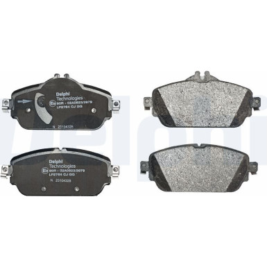 LP2764 Bremsbelagsatz, Scheibenbremse