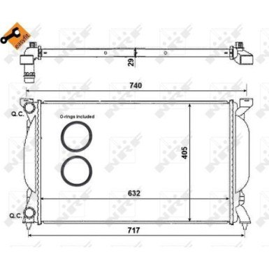 50539 Kühler, Motorkühlung EASY FIT 50539 Kühler, Motorkühlung EASY FIT
