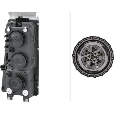 Hella 2 x HELLA Hauptscheinwerfer 1ER 246 046-521