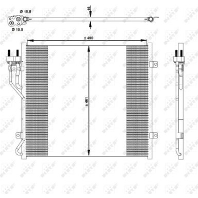 350129 Kondensator, Klimaanlage EASY FIT 350129 Kondensator, Klimaanlage EASY FIT