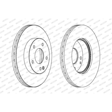 Ferodo Bremsscheibe PREMIER DDF1363C