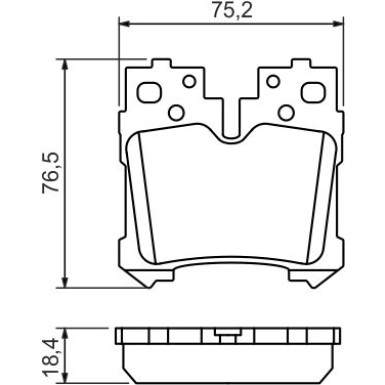 0 986 494 424 Bremsbelagsatz, Scheibenbremse 0 986 494 424 Bremsbelagsatz, Scheibenbremse
