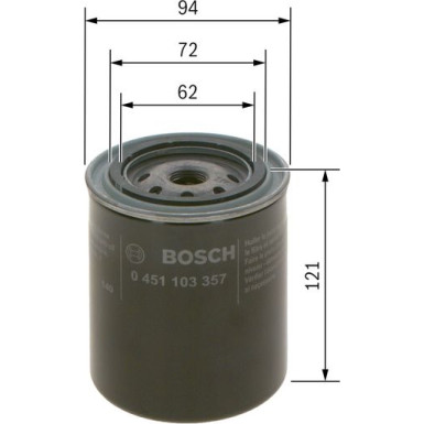 BOSCH 0 451 103 357 Ölfilter BOSCH 0 451 103 357 Ölfilter