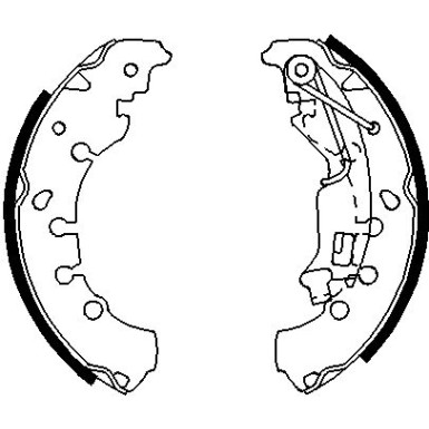 0 986 487 702 Bremsbackensatz