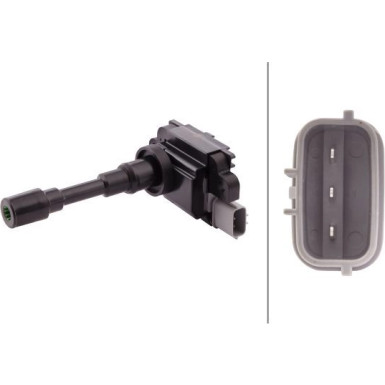 Hella 2 x HELLA Zündspule 5DA 358 000-391