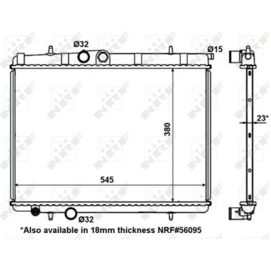 56096 Kühler, Motorkühlung EASY FIT