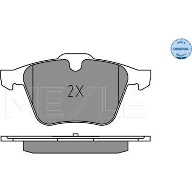 025 241 4218 Bremsbelagsatz, Scheibenbremse MEYLE-ORIGINAL: True to OE.