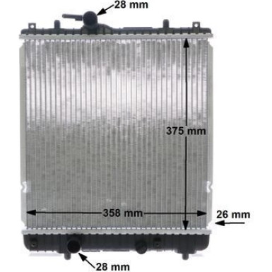 Mahle | Kühler, Motorkühlung | CR 837 000S