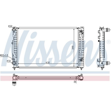 60499 Kühler, Motorkühlung ** FIRST FIT **