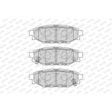 Ferodo Bremsbelagsatz, Scheibenbremse PREMIER ECO FRICTION FDB1947