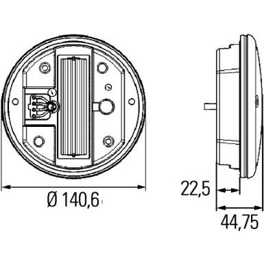 Hella | Heckleuchte | 2SD 344 100-001