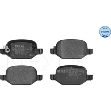 Meyle Bremsbelagsatz, Scheibenbremse MEYLE-ORIGINAL: True to OE 025 256 5217