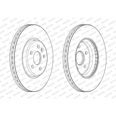 Ferodo | Bremsscheibe | DDF2684C