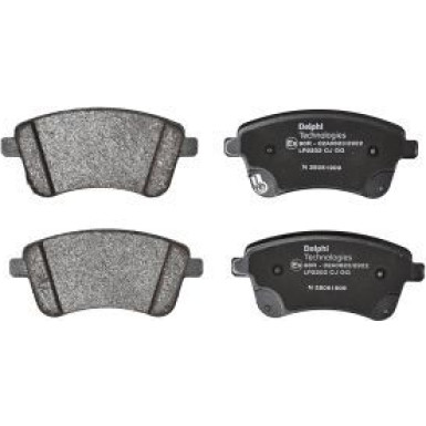 Delphi Bremsbelagsatz, Scheibenbremse LP2203