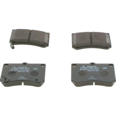 0 986 460 974 Bremsbelagsatz, Scheibenbremse