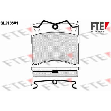 9010683 Bremsbelagsatz, Scheibenbremse