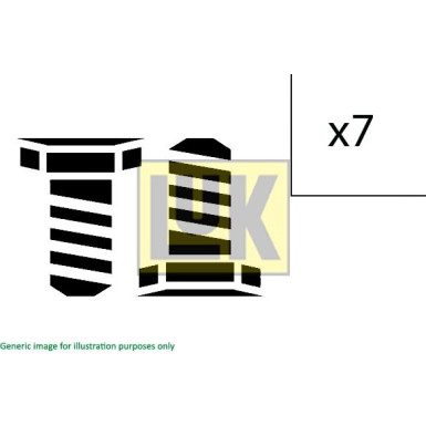 411 0238 10 Schraubensatz, Schwungrad