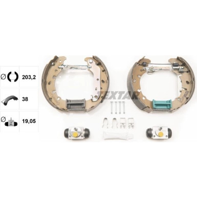 Textar Bremsbackensatz Shoe Kit Pro 84057300