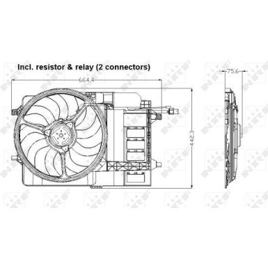 47302 Lüfter, Motorkühlung