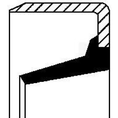 01029622B Dichtring, Achsschenkel 01029622B Dichtring, Achsschenkel