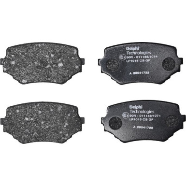 LP1015 Bremsbelagsatz, Scheibenbremse