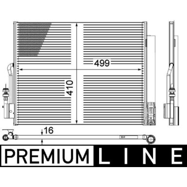 Mahle | Kondensator, Klimaanlage | AC 596 000P