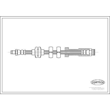 Corteco | Bremsschlauch | 19018561